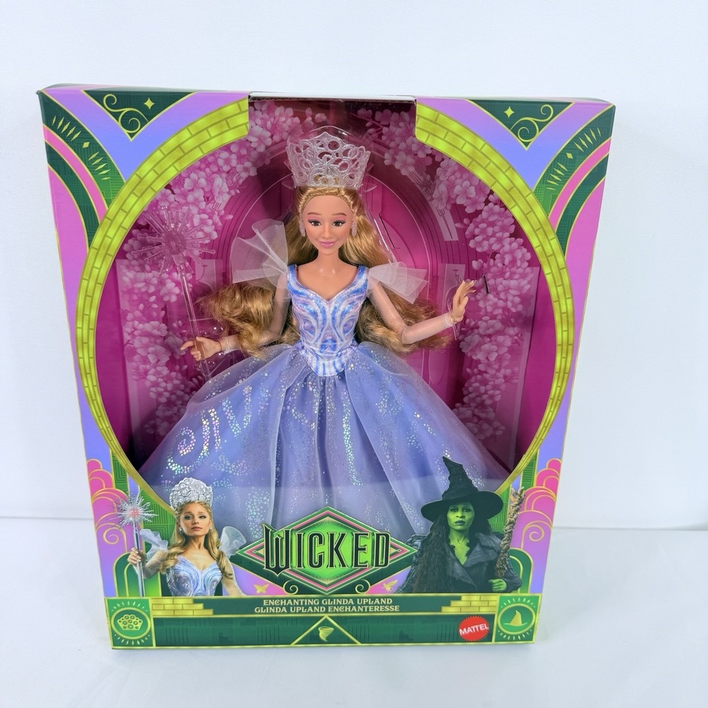 Mattel 2025 Wicked‎ For Good Enchanting Glinda Upland Fashion Doll New